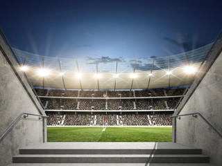Stadion mit Blick aus dem Mittelgang © OH