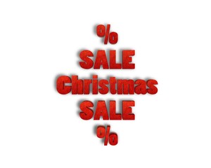 Christmas sale % 3d wort