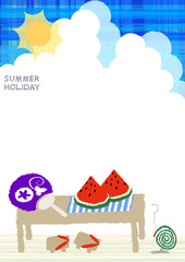 Obraz premium 日本の夏 スイカ