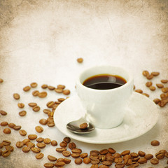 Vintage coffee background