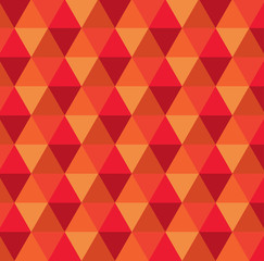 Abstract of Red Triangle shape low poly for background
