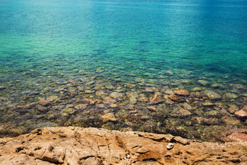 Stones beside the sea