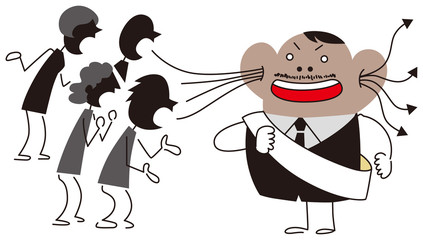 市民の声を聞いているフリをする政治家