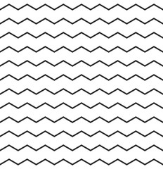Zig zag vector chevron black and white tile pattern