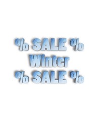 winter sale %  3d wort