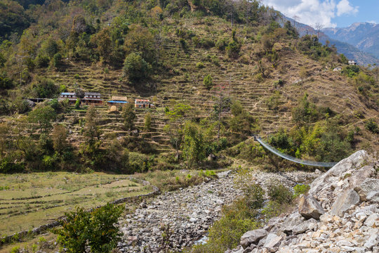 Bridge in the Himalayas
