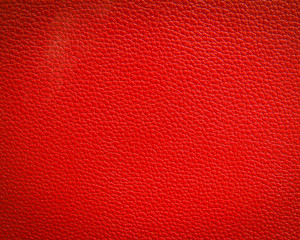 Fototapeta premium Red leather texture background