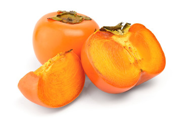 Kaki on white background