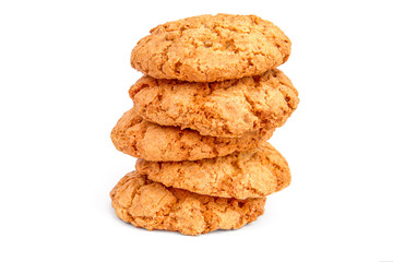 Stack of oatmeal cookies