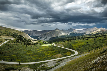 View From Cottonwood Pass, Colorado Continental Divide