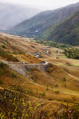 Pass in the Altai Mountains