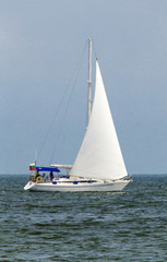 Obraz premium Sailboat in the sea