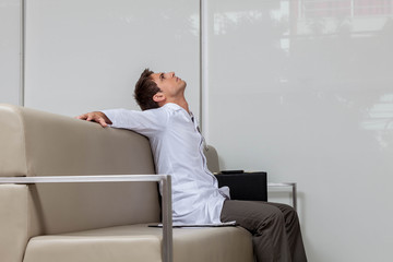 Ophthalmologist resting