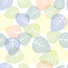 Seamless leaves pattern