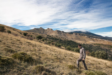 Obraz premium mountain man