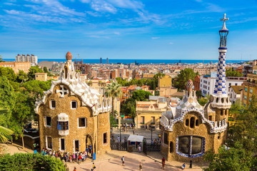 Park Guell in Barcelona, Spain