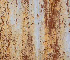 rusty metal wall texture