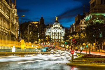 Obraz premium Metropolis hotel in Madrid