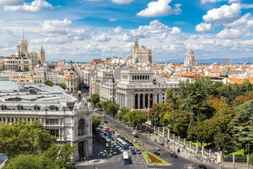 Naklejka premium Plaza de Cibeles in Madrid