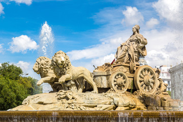 Cibeles fountain in Madrid