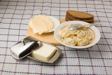 hot lunch about a dumplings