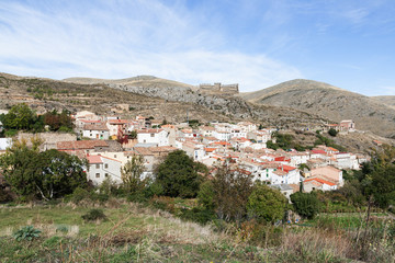 Fototapeta na wymiar Aragon village in Spain