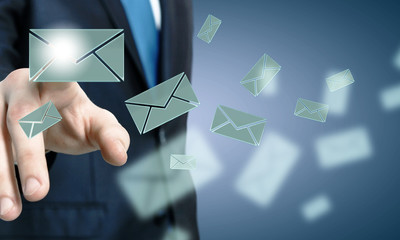 Finger touching icon