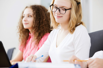 Students at lesson