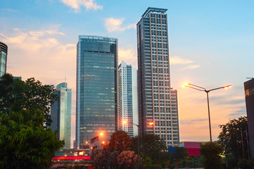 Downtown of Jakarta, Indonesia