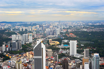 Kuala Lumpur cityscape, Malaysia