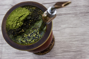Grüner Tee auf Brasilianische Art: Chimarrao