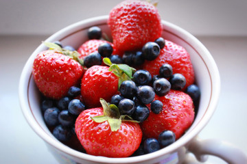 Cup of berries