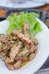 Grilled Pork Spicy Salad