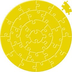 circular simple puzzle