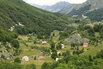European nature landscape in the mountains
