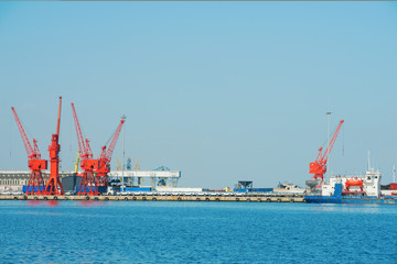 Naklejka premium Commercial Dock