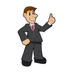 Obraz premium business man vector