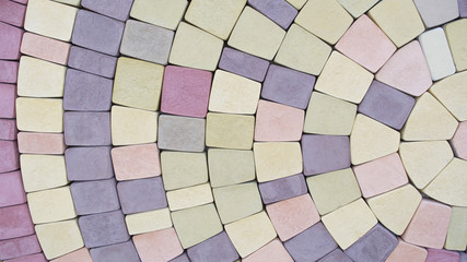 Colorful paving tile