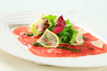 Beef Carpaccio recipe