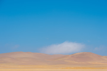 the Paracus National Reserve, Peru - Desert moutain view