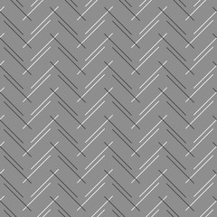 Monochrome pattern with diagonal black and white doubled stripes