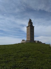 Fototapeta na wymiar Torre de Hérculas, A Coruña
