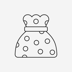 dessert cookie line icon