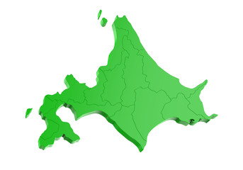 Hokkaido map