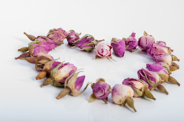 Getrocknete Rosenblüten Rosenblütenblätter