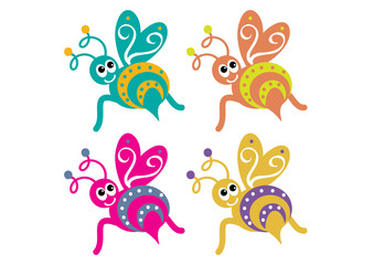 Obraz premium Buzzy Bees