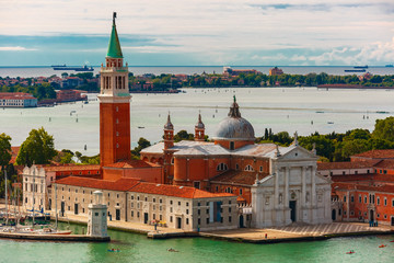 Fototapeta premium San Giorgio Maggiore island to Venice, Italy