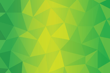 GREEN , YELLOW POLY ABSTRACT BACKGROUND