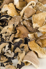 Dehydrated mushrooms