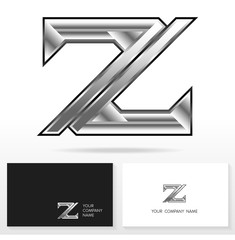 Letter Z logo icon design vector sign - Stock vector. Business card templates.